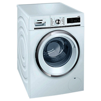 Siemens WM16W590GB Freestanding Washing Machine, 8kg Load, A+++ Energy Rating, 1600rpm Spin, White Siemens WM16W590GB Freestanding Washing Machine, 8kg Load, A+++ Energy Rating, 1600rpm Spin, White